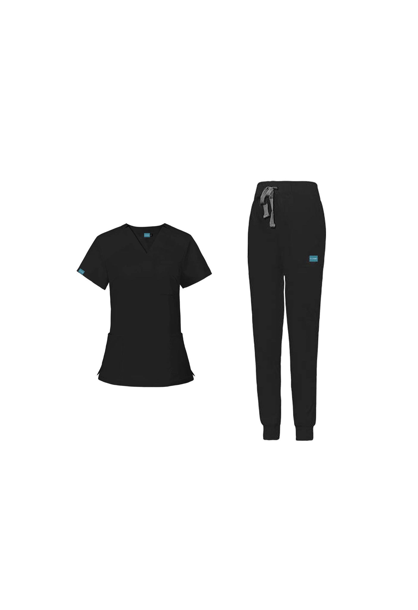 JINA 3 Pocket Scrub Top + 6 Pocket Jogger Scrub Pant SET